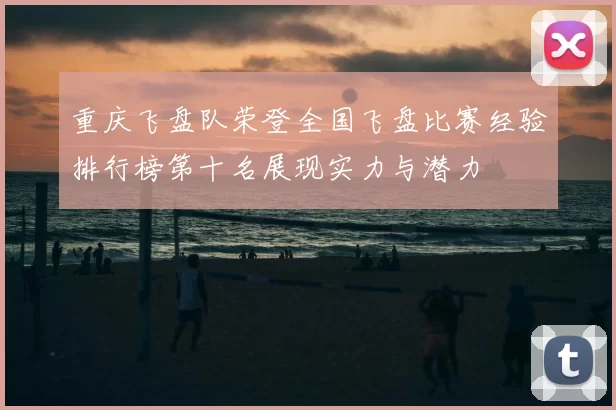 重庆飞盘队荣登全国飞盘比赛经验排行榜第十名展现实力与潜力