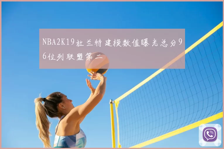 NBA2K19杜兰特建模数值曝光总分96位列联盟第二