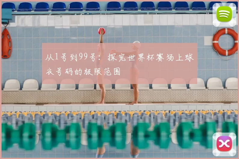 从1号到99号：探究世界杯赛场上球衣号码的极限范围